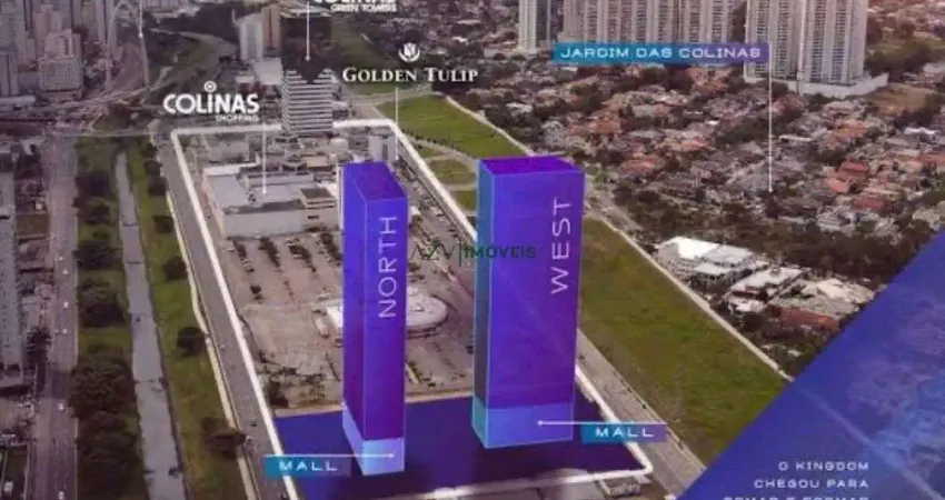 Apartamento/studio à venda no edifício kingdom towers, jd colinas - sjc - sp.