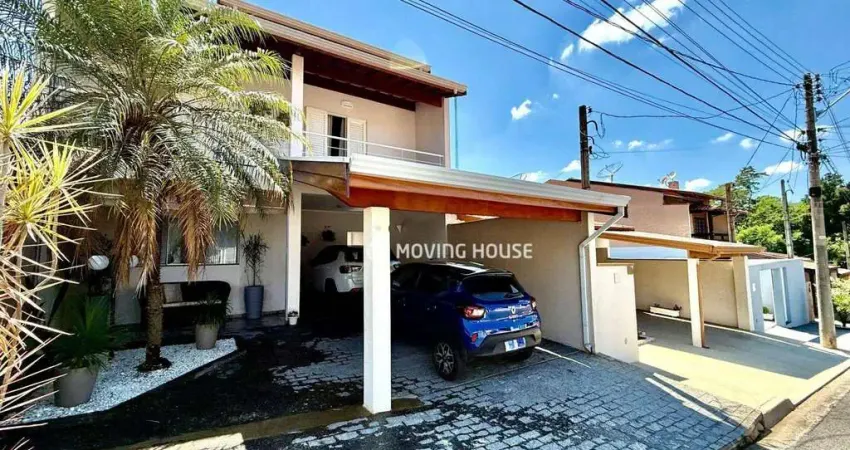 Casa à venda no condomínio residencial tabatinga em valinhos/sp