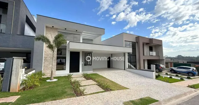 Casa nova e térrea à venda no residencial mont'alcino-valinhos/sp