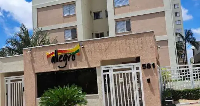 Oportunidade de alugar apto mobiliado no cond. alegro em frente ao enxuto, rico em armários embutidos, ar condicionado, 2 dor, 1 vaga de garagem.