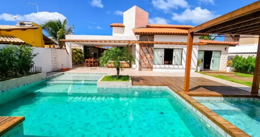 Oportunidade lindíssima  casa na bela praia de Guarajuba 6 Q, 4 suítes no melhor cond. Paraiso cond. Paraiso