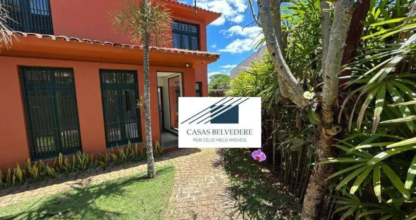 Casa com 4 dormitórios, 256 m² - venda por r$ 2.890.000,00 ou aluguel por r$ 15.132,00/mês - belvedere - belo horizonte/mg