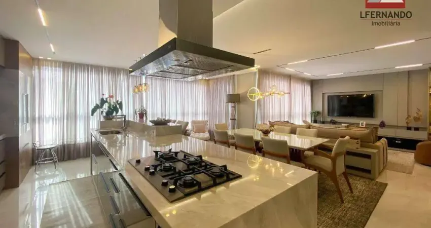Apartamento mobiliado com 2 suítes + 2 demi suítes à venda, 176 m² por R$ 2.400.000 - Vila Nova - Blumenau/SC