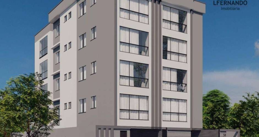 Apartamento com 2 dormitórios, sendo 1 suíte à venda, 60 m² por R$ 350.000 - Estados - Indaial/SC