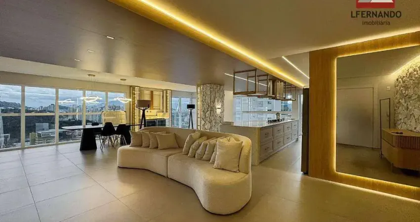 Apartamento com 3 suítes à venda, 185 m² por r$ 2.200.000 - velha - blumenau/sc