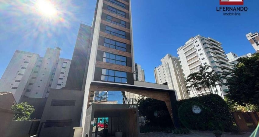 Loft com 1 dormitório para alugar, 33 m²  - Ponta Aguda - Blumenau/SC