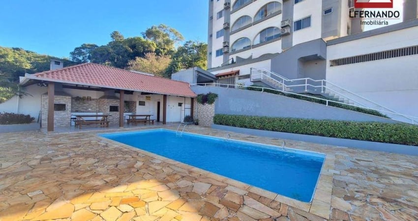 Apartamento com 3 dormitórios, sendo 02 suítes para alugar, 117 m² - Centro - Blumenau/SC