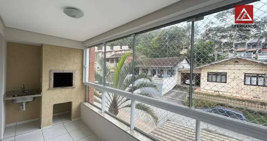 Apartamento com 2 dormitórios para alugar - velha central - blumenau/sc