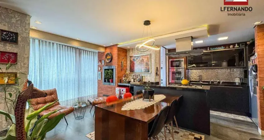 Apartamento mobiliado com 2 suítes à venda, 100 m² por r$ 899.000 - victor konder - blumenau/sc