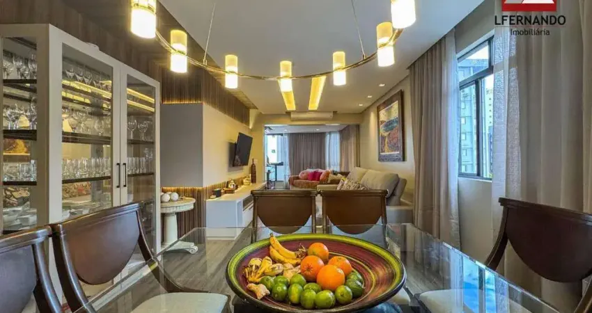 Apartamento mobiliado com 3 dormitórios, sendo 1 suíte à venda, 160 m² por r$ 875.000 - ponta aguda - blumenau/sc