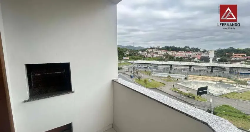 Apartamento com 1 dormitório para alugar, 50 m² por r$ 1.515,00/mês - velha - blumenau/sc