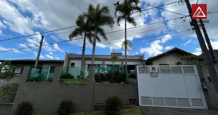Casa com 3 dormitórios para alugar, 220 m² - salto do norte - blumenau/sc