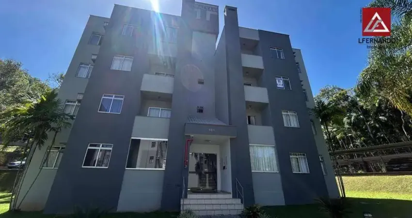 Apartamento com 2 dormitórios para alugar, 78 m² - água verde - blumenau/sc