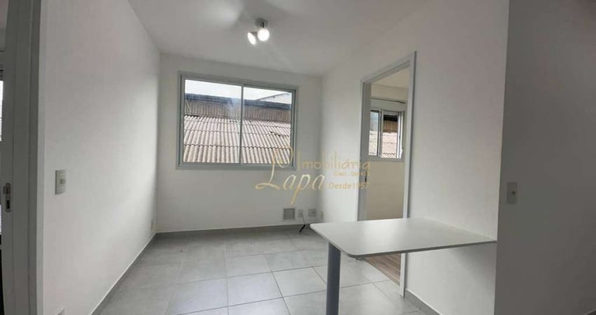 Apartamento com 2 dormitórios, 34 m² - venda por R$ 320.000,00 ou aluguel por R$ 2.155,44/mês - Lapa de Baixo - São Paulo/SP