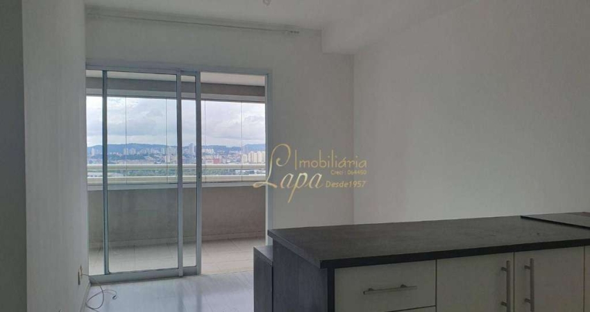 Apartamento com 1 dormitório para alugar, 45 m² por R$ 3.716,63/mês - Parque Industrial Tomas Edson - São Paulo/SP