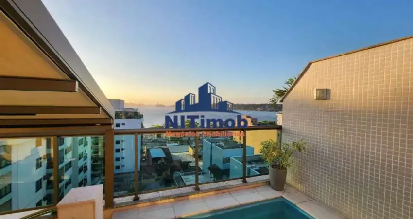 Cobertura à venda, 2 quartos, 2 suítes, 2 vagas, Charitas - Niterói/RJ
