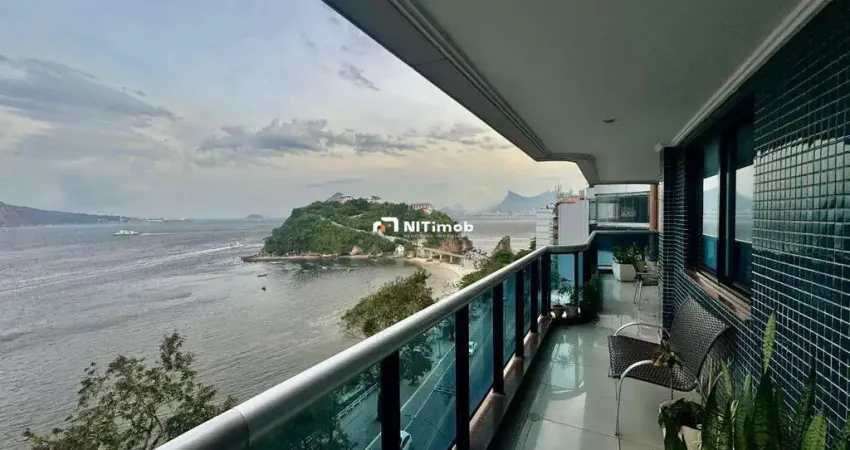 Apartamento à venda, 4 quartos, 4 suítes, 3 vagas, boa viagem - niterói/rj