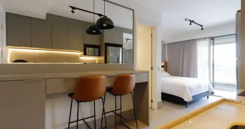 Apartamento 31M², 1 Dorm, Mobiliado, Próximo Metrô.