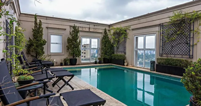 Cobertura duplex  no Jardim Paulista - vista panorâmica deslumbrante