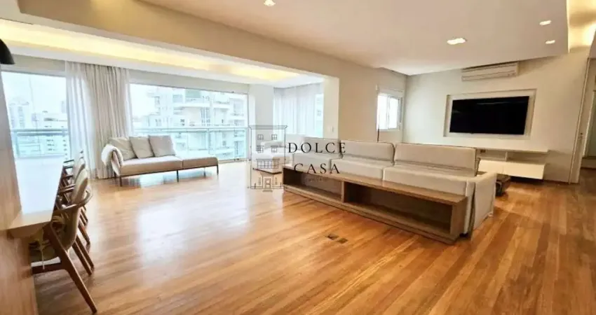Apartamento na Vila Nova Conceição - mobiliado com 3 suites e varanda