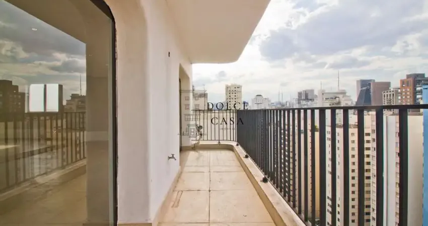 Apartamento no Jardim Paulista - varanda, 3 suites + escritório