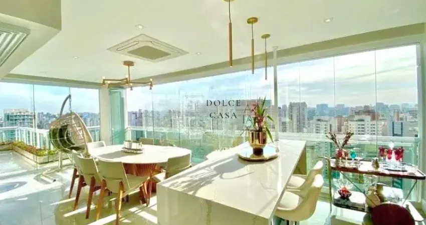 Cobertura Vila Nova Conceição - vista cinematográfica e todo reformado