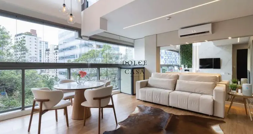 Apartamento a venda no Jardins - duplex, reformado e mobiliado