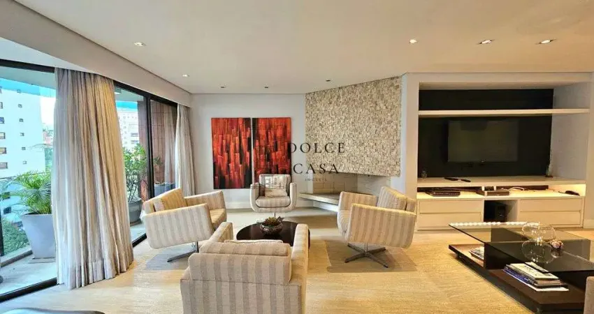 Apartamento mobiliado no Itaim bibi - 162m², 2 suites, varanda e amplo lazer