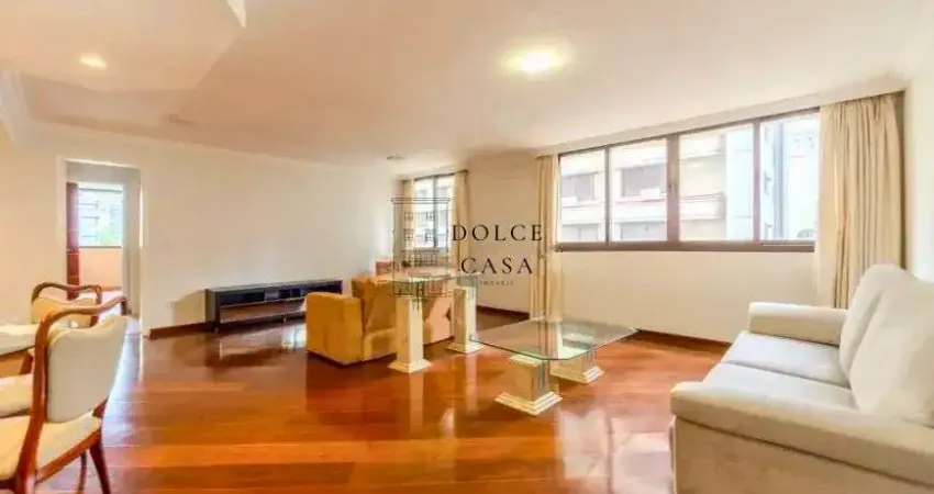 Apartamento no Jardim Paulistano - 3 suites, 144m², vista para o Clube Pinheiros