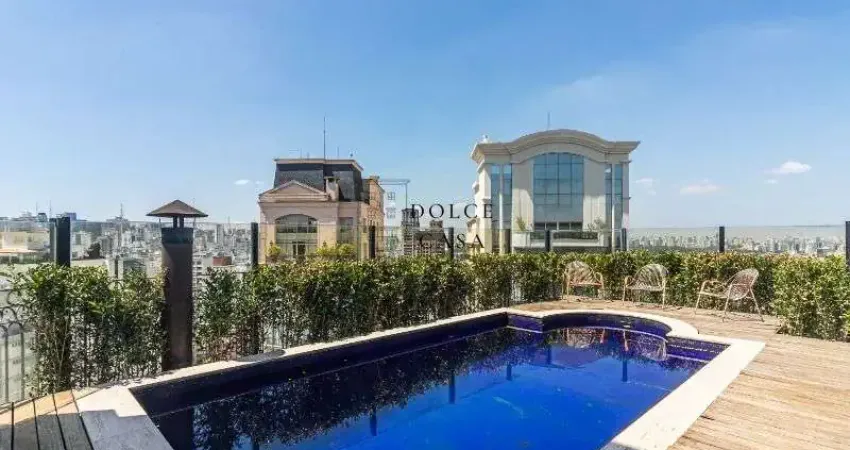 Cobertura exclusiva no Jardins - Vista Panorâmica para o Jardim Europa, 678m²