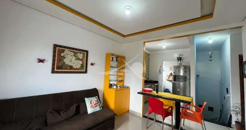 Casa de Condomínio com 2 dorms, Guilhermina, Praia Grande - R$ 390 mil, Cod: 9897