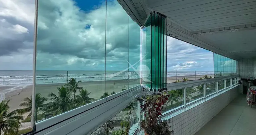 Apartamento FRENTE MAR com 3 quartos em Praia Grande - SP