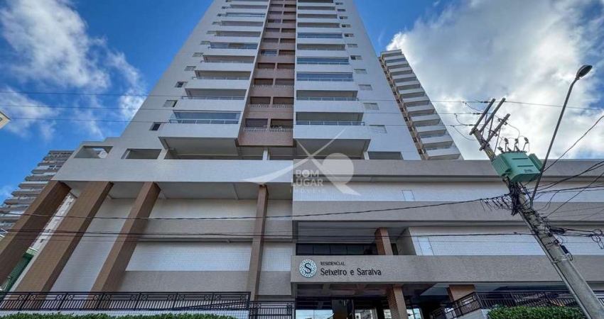 Apartamento com 1 suíte na Aviação, Praia Grande - SP