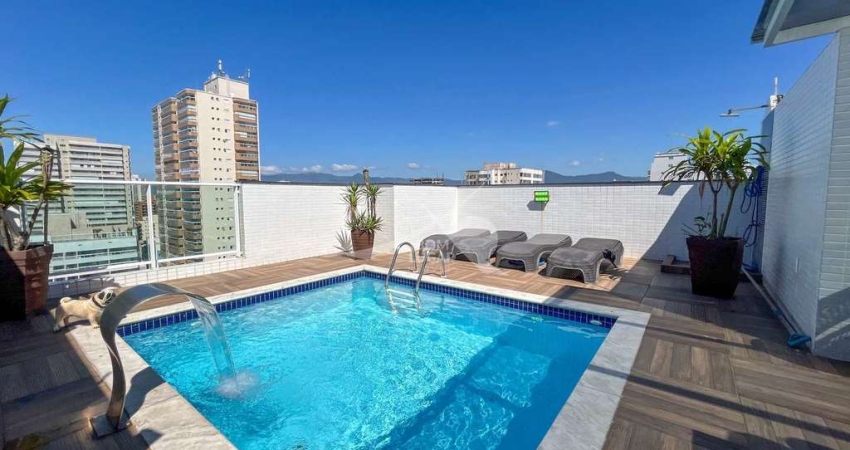 Cobertura DULPEX com piscina  3 quarto em Praia Grande