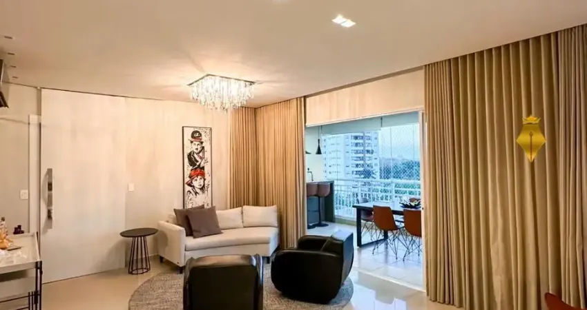 Apartamento a venda semi-mobiliado com 3 suítes