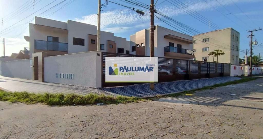 Sobrado de Condomínio com 2 dorms, Vila Anhanguera, Mongaguá - R$ 460 mil, Cod: 832356