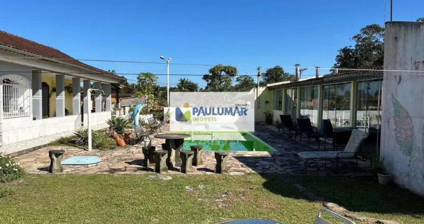 Chácara com 5 quartos, agenor de campos, mongaguá - r$ 950 mil, cod: 817500