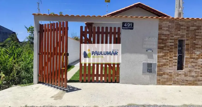 Casa com 2 quartos, balneário gaivotas, itanhaém - r$ 279 mil, cod: 833836