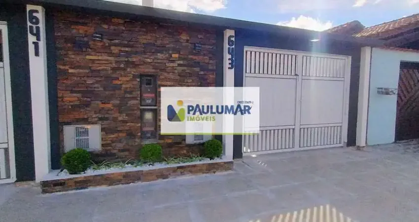 Casa com 2 quartos, jussara, mongaguá - r$ 384 mil, cod: 834190