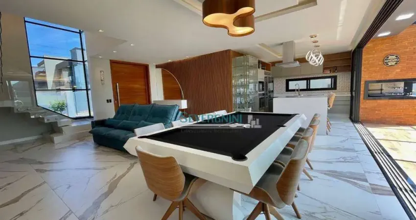 Sobrado com 4 dormitórios, 255 m² - venda por r$ 2.150.000,00 ou aluguel por r$ 17.186,00/mês - vale ville - gravataí/rs