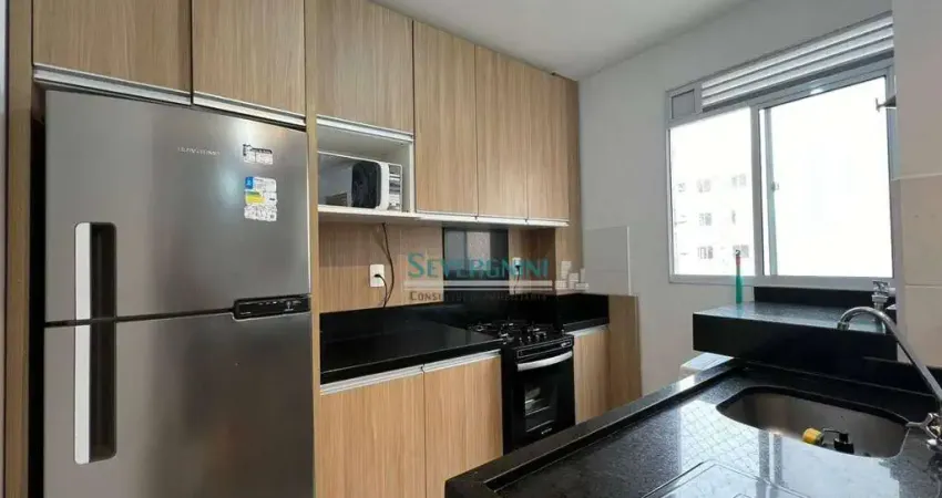 Apartamento com 2 dormitórios para alugar, 40 m² por r$ 1.939,00/mês - jansen - gravataí/rs