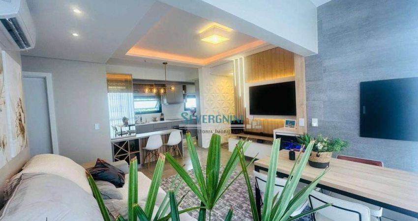 Apartamento mobiliado2 dormitórios à venda, 60 m² por R$ 399.000 - Vila Jardim América - Cachoeirinha/RS