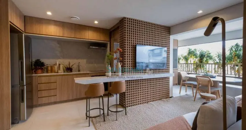 Apartamento com 2 dormitórios à venda, 80 m² por R$ 1.825.000,00 - Moema Pássaros - São Paulo/SP