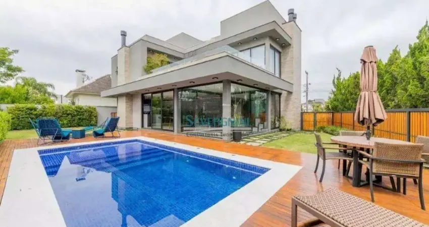 Sobrado com 5 dormitórios à venda, 350 m² por r$ 5.200.000,00 - alphaville - gravataí/rs