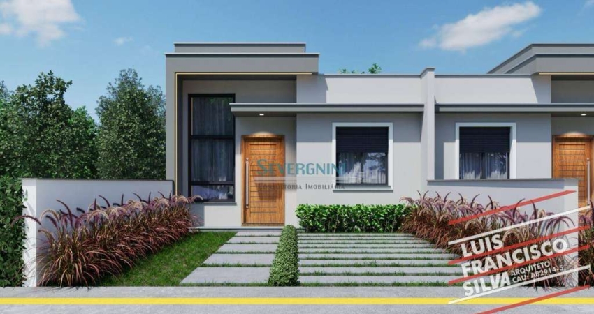 Casa com 2 dormitórios à venda, 59 m² por R$ 350.000,00 - Vila Princesa Izabel - Cachoeirinha/RS