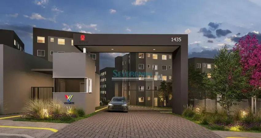 Apartamento com 2 dormitórios à venda, 45 m² por r$ 235.000,00 - terranova - gravataí/rs