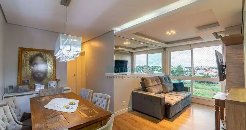 Apartamento com 2 dormitórios à venda, 62 m² por r$ 380.000,00 - vila monte carlo - cachoeirinha/rs