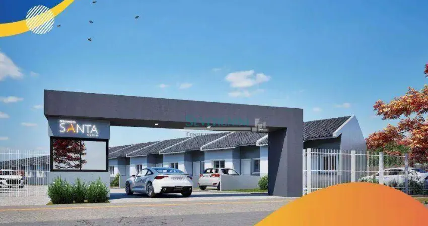 Casa com 2 dormitórios à venda, 44 m² por r$ 214.900,00 - são luiz - gravataí/rs