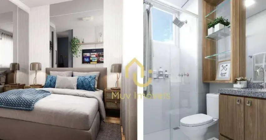 Apartamento de dois quartos com suíte próximo a PUCPR