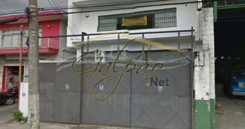 GA1865 - alugar galpão na Leopoldina com 400 metros de terreno, 414 metros de galpão construído, 300 metros de área fabril, 58 metros de escritório